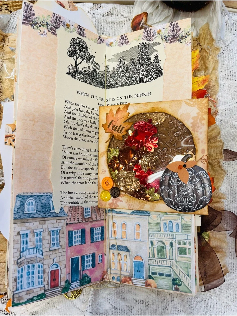Handmade charming autumn